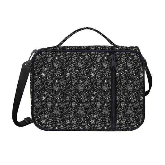 Motorcycle Words Pattern Print Shoulder Strap Bible Bag