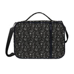 Motorcycle Words Pattern Print Shoulder Strap Bible Bag