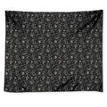 Motorcycle Words Pattern Print Tapestry