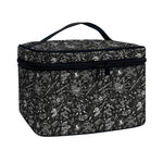 Motorcycle Words Pattern Print Travel Makeup Bag