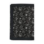Motorcycle Words Pattern Print Trifold Wallet
