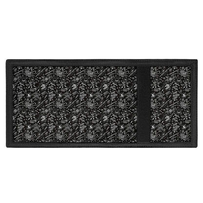 Motorcycle Words Pattern Print Trifold Wallet