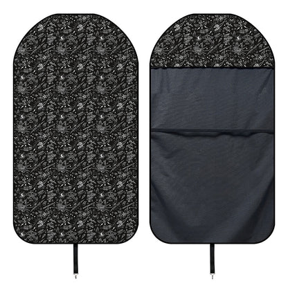 Motorcycle Words Pattern Print Waterproof Car Seat Cover