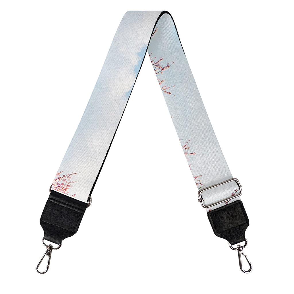 Mount Fuji And Cherry Blossom Print Bag Strap