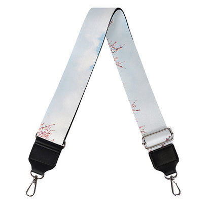 Mount Fuji And Cherry Blossom Print Bag Strap