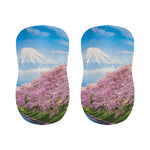 Mount Fuji And Cherry Blossom Print Bar Stool Covers