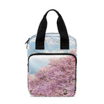 Mount Fuji And Cherry Blossom Print Bible Tote Bag