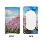 Mount Fuji And Cherry Blossom Print Changing Pad Cover