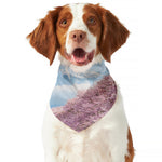 Mount Fuji And Cherry Blossom Print Dog Bandana