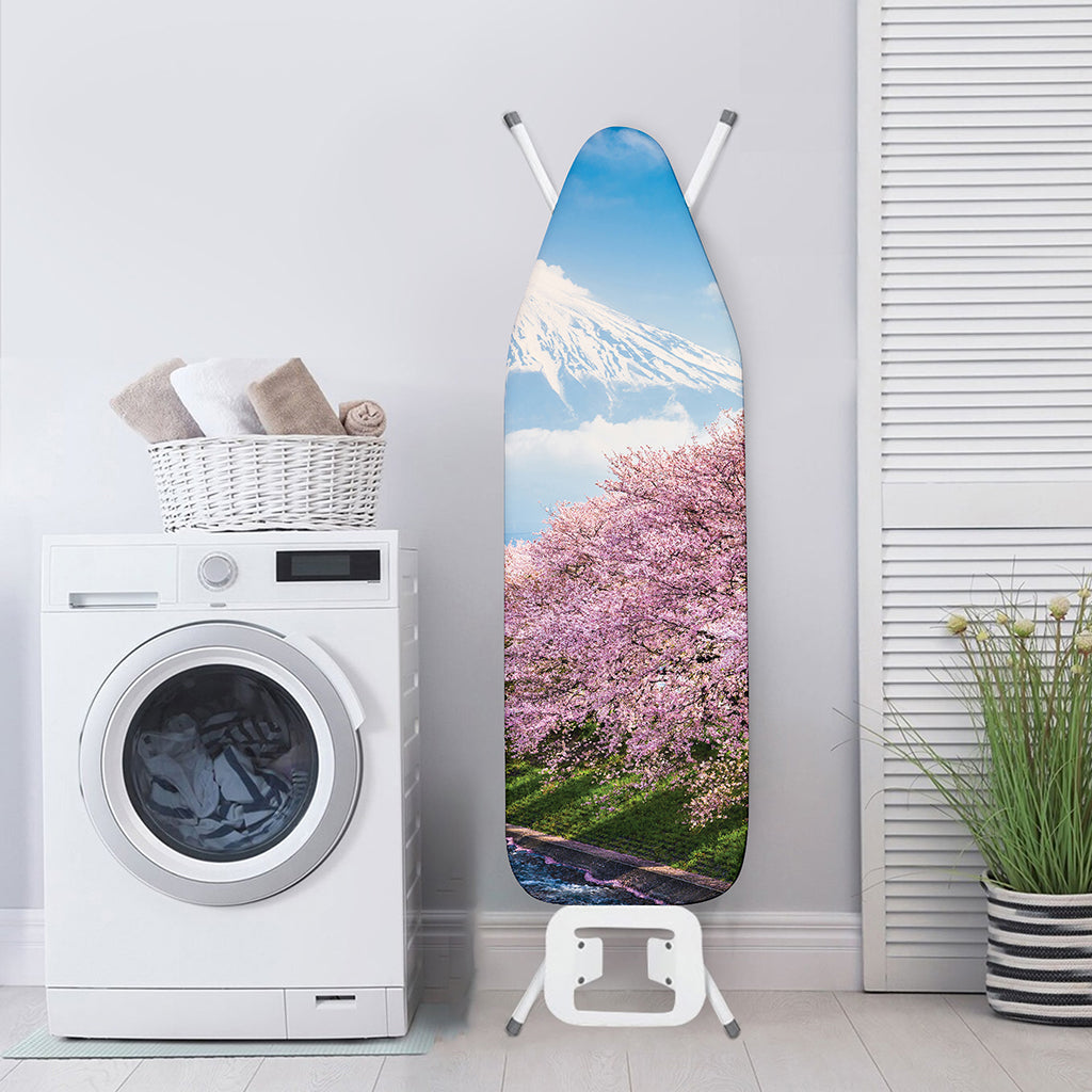 Mount Fuji And Cherry Blossom Print Ironing Board Cover