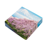 Mount Fuji And Cherry Blossom Print Outdoor Seat Cushion Cover