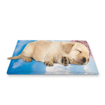 Mount Fuji And Cherry Blossom Print Pet Cooling Mat Cover