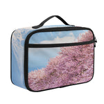 Mount Fuji And Cherry Blossom Print Portable Lunch Bag