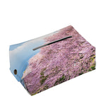 Mount Fuji And Cherry Blossom Print Rectangle Tissue Box Cover