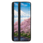 Mount Fuji And Cherry Blossom Print Refrigerator Handle Covers