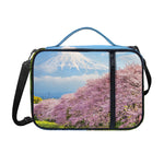 Mount Fuji And Cherry Blossom Print Shoulder Strap Bible Bag