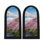 Mount Fuji And Cherry Blossom Print Skillet Handle Cover