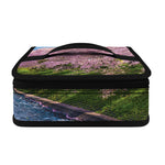 Mount Fuji And Cherry Blossom Print Small Lunch Bag