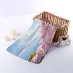Mount Fuji And Cherry Blossom Print Towel