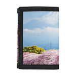 Mount Fuji And Cherry Blossom Print Trifold Wallet