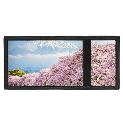 Mount Fuji And Cherry Blossom Print Trifold Wallet