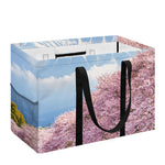 Mount Fuji And Cherry Blossom Print Utility Tote Bag