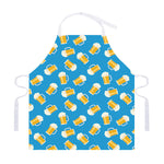Mug Of Beer Pattern Print Adjustable Apron