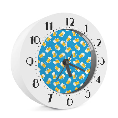 Mug Of Beer Pattern Print Alarm Clock