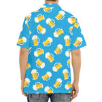 Mug Of Beer Pattern Print Aloha Shirt
