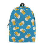 Mug Of Beer Pattern Print Backpack