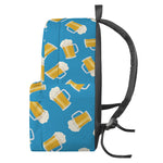 Mug Of Beer Pattern Print Backpack