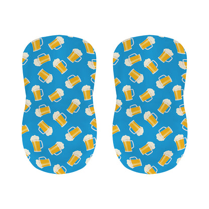 Mug Of Beer Pattern Print Bar Stool Covers
