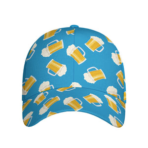 Mug Of Beer Pattern Print Baseball Cap