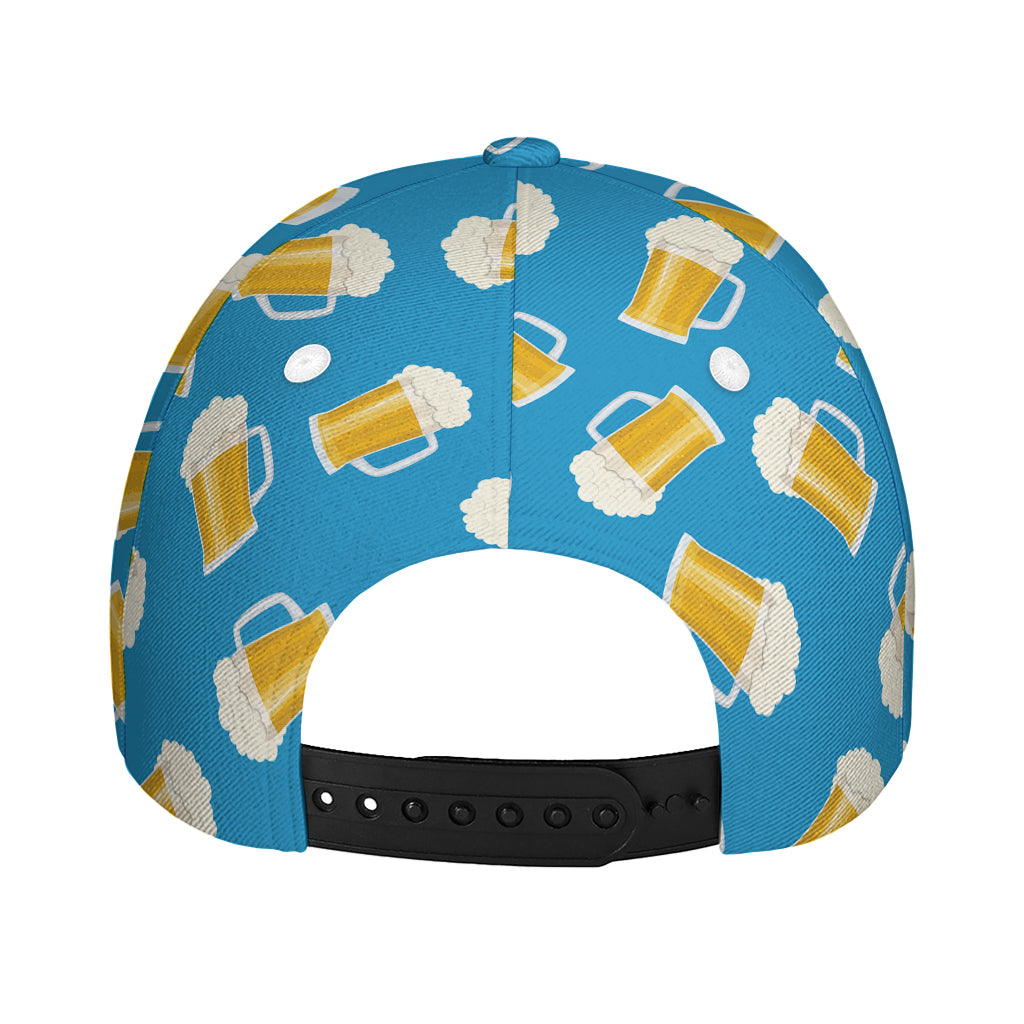 Mug Of Beer Pattern Print Baseball Cap