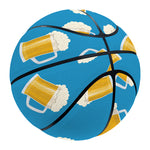 Mug Of Beer Pattern Print Basketball