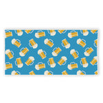 Mug Of Beer Pattern Print Beach Towel
