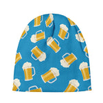 Mug Of Beer Pattern Print Beanie