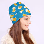 Mug Of Beer Pattern Print Beanie
