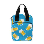 Mug Of Beer Pattern Print Bible Tote Bag