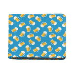 Mug Of Beer Pattern Print Bifold Wallet