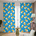 Mug Of Beer Pattern Print Dimout Pencil Pleat Curtains