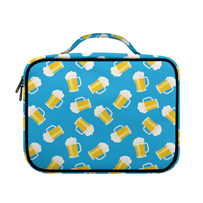 Mug Of Beer Pattern Print Briefcase Bible Bag