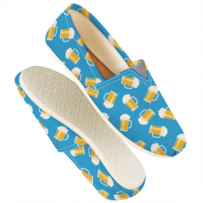 Mug Of Beer Pattern Print Casual Shoes