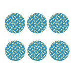 Mug Of Beer Pattern Print Coaster Set