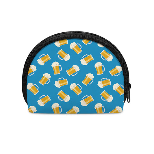Mug Of Beer Pattern Print Coin Purse