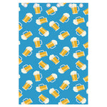 Mug Of Beer Pattern Print Curtain