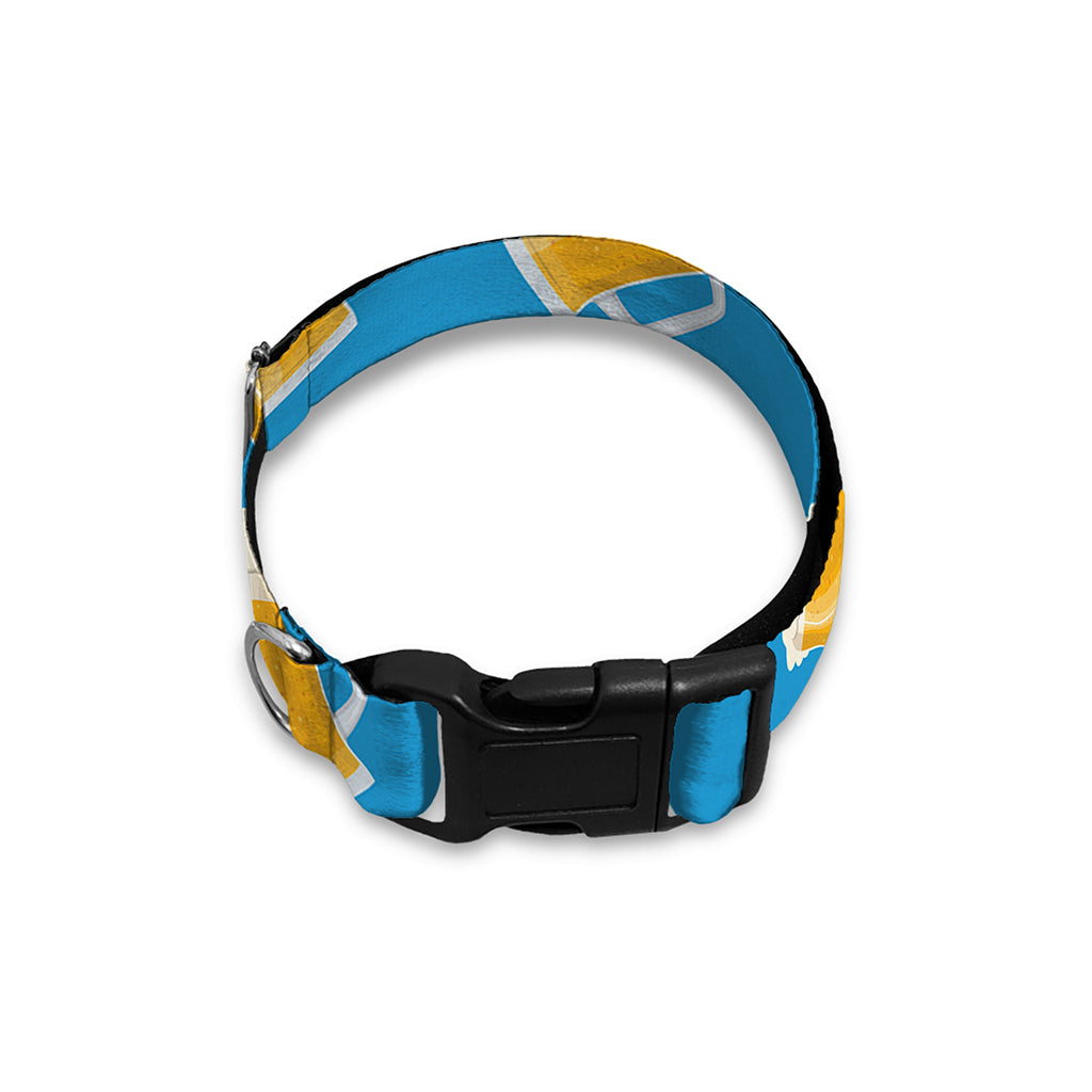 Mug Of Beer Pattern Print Dog Collar
