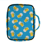 Mug Of Beer Pattern Print Front Pocket Bible Bag