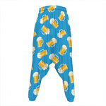 Mug Of Beer Pattern Print Hammer Pants