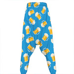 Mug Of Beer Pattern Print Hammer Pants